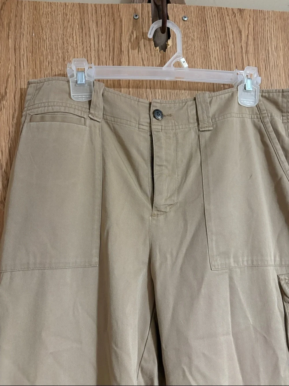 Ralph Lauren Neutral Tan Capris with Green Label
